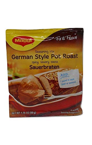 Maggi German Style Sauerbraten Pot Roast Seasoning Mix 176oz Pack of 3