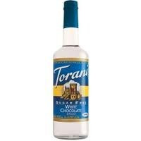 Torani Sugar Free White Chocolate Syrup 338 Ounces  1 Liter Extra Large Bottle