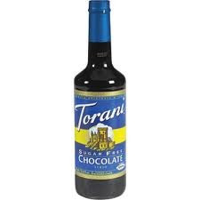 Torani Sugar Free Chocolate Syrup 338 Ounces  1 Liter Extra Large Bottle