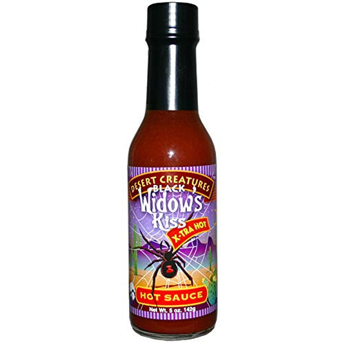 ASS KICKIN Desert Creatures Hot Sauce  Black Widows Kiss