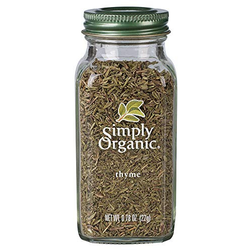 Simply Organic Whole Thyme Leaf Certified Organic  078 oz  Thymus vulgaris L