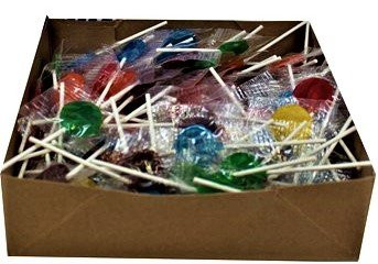 Washburn Individually Wrapped Assorted Flavors Yummy Pops 140 count Box