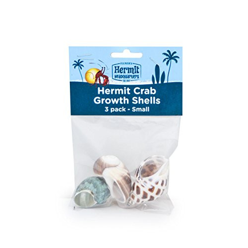 Flukers Hermit Crab Growth Shells Small 3Pack