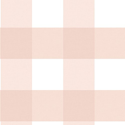 Chesapeake 311512534 Amos Light Pink Gingham Wallpaper