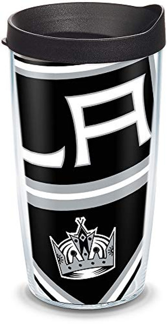 Tervis NHL Los Angeles Kings Colossal Tumbler with Wrap and Black Lid 16oz Clear Tervis NHL Los Angeles Kings Colossal Tumbler with Wrap and Black Lid 16oz Clear