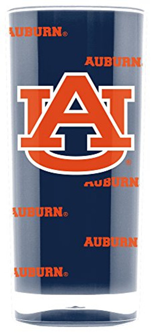 NCAA Auburn Tigers 16oz Insulated Acrylic Square Tumbler