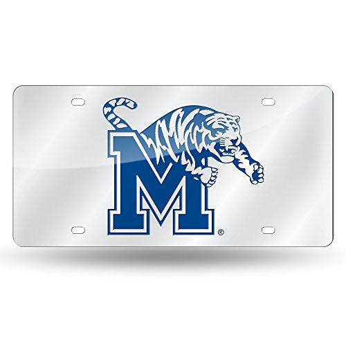 NCAA Rico Industries Laser Inlaid Metal License Plate Tag Memphis Tigers NCAA Rico Industries Laser Inlaid Metal License Plate Tag Memphis Tigers