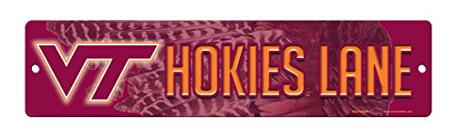 Rico Industries HSN340201 NCAA Virginia Tech Hokies Plastic Street Sign D?rRed4 x 16 Rico Industries HSN340201 NCAA Virginia Tech Hokies Plastic Street Sign D?rRed4 x 16