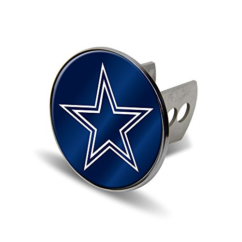 Rico NFL Dallas Cowboys Laser Cut Metal Hitch Cover Large Silver