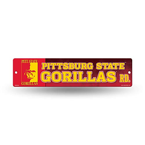 NCAA Rico Industries 16Inch Plastic Street Sign D?r Pittsburg State Gorillas