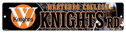 NCAA Wartburg Knights 16Inch Plastic Street Sign D?r