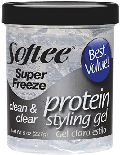 Softee Protein Super Freeze Hair Styling Gel 8 Ounce