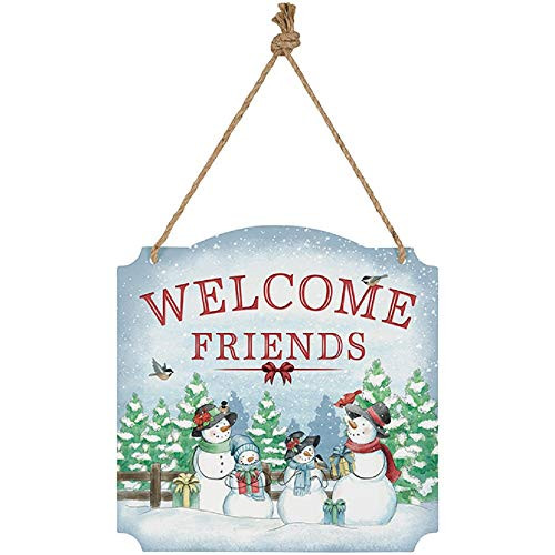 Carson Welcome Friends Metal Wall Decor