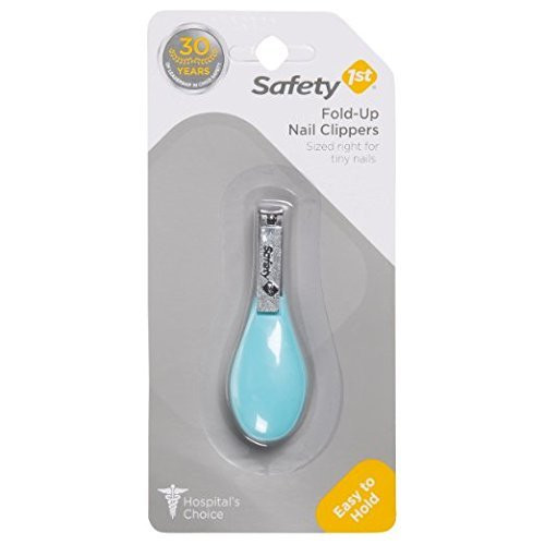 Safety 1st FoldUp Baby Nail Clipper Blue  2 Pack