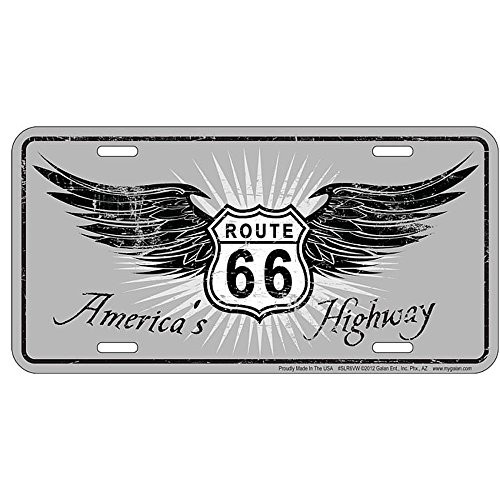 Signs 4 Fun SLR6WS 66 Americas Highway License Plate