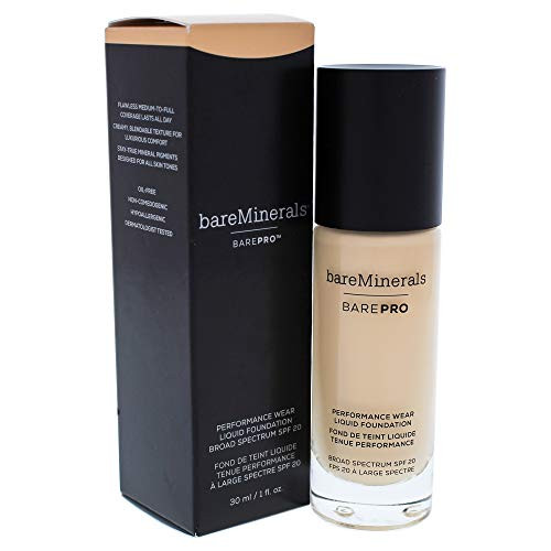 bareMinerals Barepro Performance Wear Liquid Foundation SPF 20 for Women 04 Aspen 1 Ounce