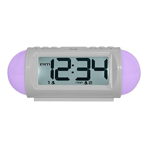 Equity by La Crosse 31112 Mood Light LED Alarm Clock with Nature Sounds