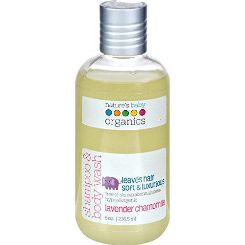 Natures Baby Organics Lavender Chamomile Shampoo  Conditioner Shampoo 8 Fl Oz