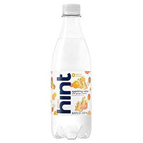 Hint Sparkling Water Ginger Pack of 12 169 Ounce Bottles Unsweetened GingerInfused Sparkling Water Zero Sugar Zero Calories Zero Sweeteners Zero Artificial Flavors Hint Sparkling Water Ginger Pack of 12 169 Ounce Bottles Unsweetened GingerInfused Sparkling Water Zero Sugar Zero Calories Zero Sweeteners Zero Artificial Flavors