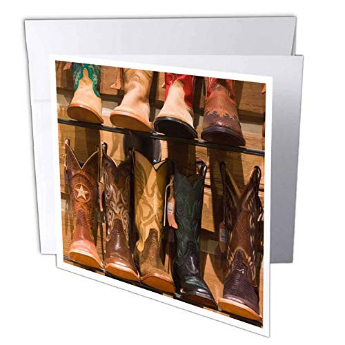3dRose Cowboy Boots for Sale At Hamleys Greeting Cards 6 x 6 Set of 6 gc941211