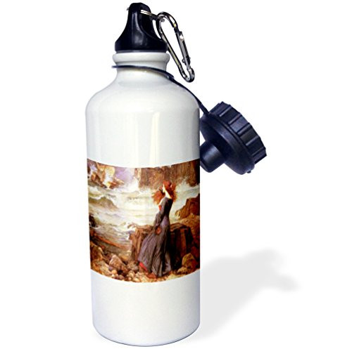 3dRose Picture Of Waterhouse Fairytale Painting 1916 Sports Water Bottle 21 oz White 3dRose Picture Of Waterhouse Fairytale Painting 1916 Sports Water Bottle 21 oz White