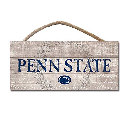 NCAA Legacy Penn State Nittany Lions Wood Plank Hanging Sign 10x5 One Size Wood