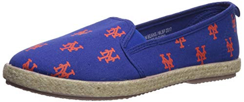 FOCO MLB New York Mets Womens Espadrille Canvas Shoes Small Team Color FOCO MLB New York Mets Womens Espadrille Canvas Shoes Small Team Color