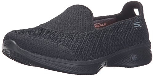 Skechers Performance Womens Go Walk 4 Kindle SlipOn Walking ShoeBlack11 M US