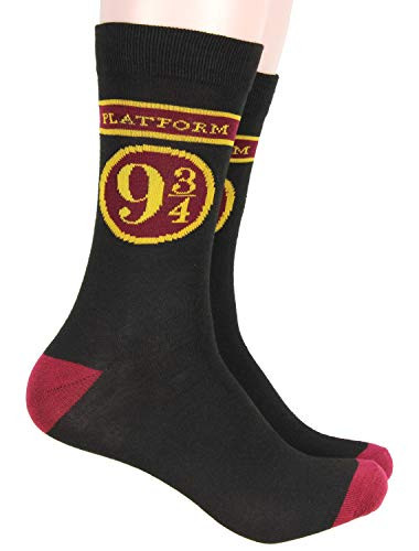 Harry Potter Platform 9 34 Hogwarts Express Adult Crew Socks