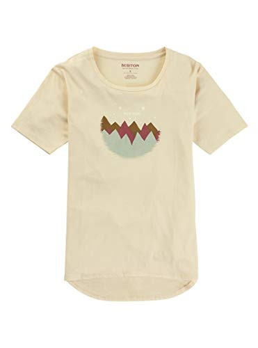 Burton Womens Ashmore Scoop Short Sleeve Creme Brulee XLarge