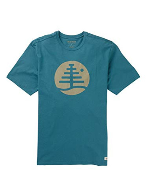 Burton Mens Family Tree Short Sleeve Tee Storm Blue XSmall