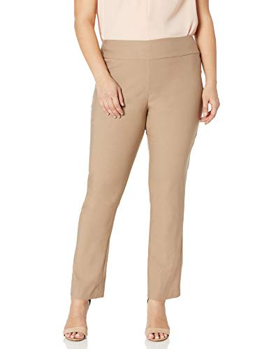 NICZOE Womens Plus Size Pants Beechwood 24W