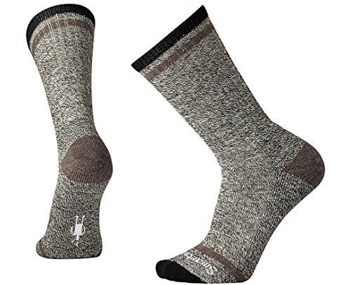 Smartwool Mens Larimer Crew Socks  BLACKTAUPE HEATHER Large