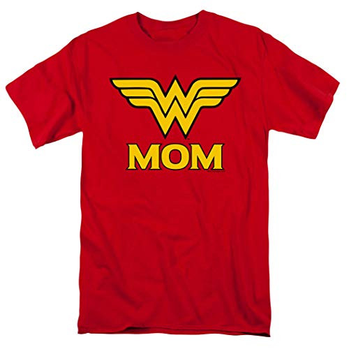 Wonder Woman Wonder Mom DC Comics T Shirt  Stickers Medium Red