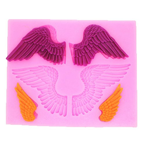 Yunko Large Angels Wings Silicone Fondant Candy Chocolate Mold Cake Decorating Mold
