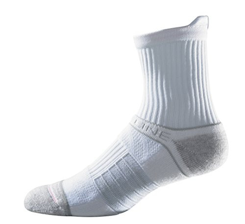 Strideline Premium Athletic Mid Socks 1 Pack Mens White Strideline Premium Athletic Mid Socks 1 Pack Mens White