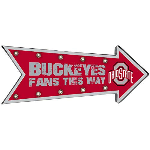 NCAA Ohio State Buckeyes Sign Team Colors One Size