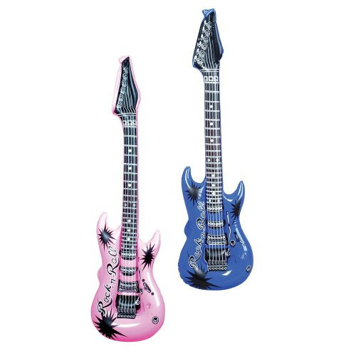 Inflatable Rock Star Diva Guitars (1 dz) Inflatable Rock Star Diva Guitars (1 dz)