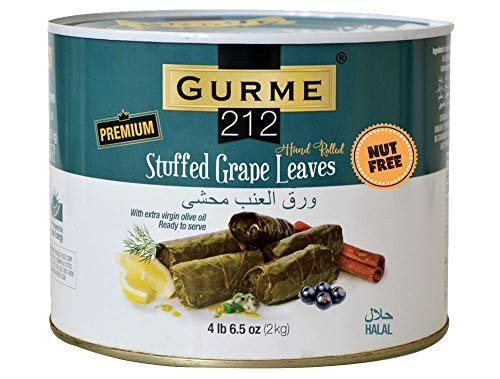 Gurme212 Premium 44 lbs Stuffed Vine Leaves Dolmades with Olive Oil