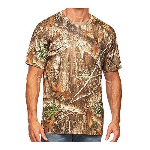 Realtree Edge Camo Light Weight Performance Mens Short Sleeve Shirt XLarge