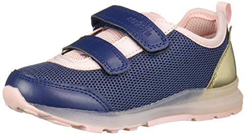 Carters Girls Fun2G Lighted Sneaker Navy 6 M US Toddler