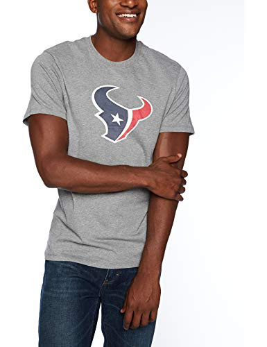OTS NFL Houston Texans Mens Rival Tee Grey Logo Large