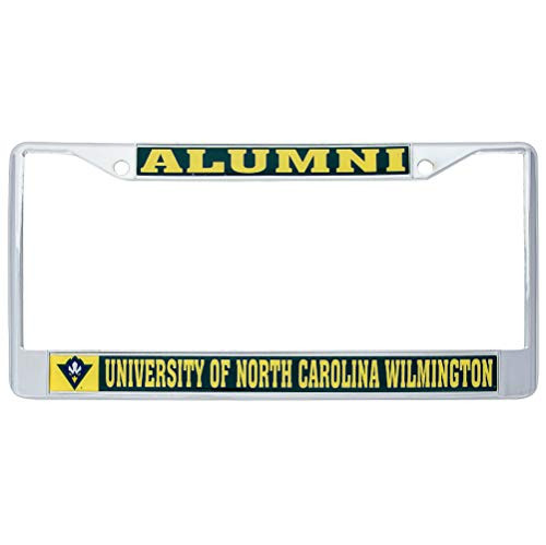 Desert Cactus University of North Carolina Wilmington UNCW Seahawks NCAA Metal License Plate Frame for Front or Back of Car Officially Licensed Alumni