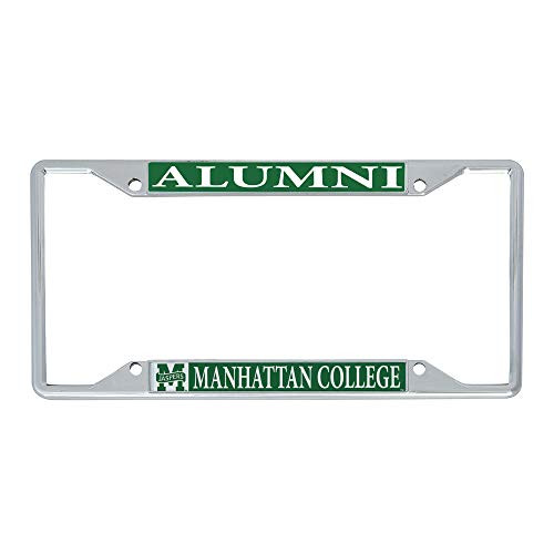 Desert Cactus Manhattan College Jaspers NCAA Metal License Plate Frame for Front or Back of Car Officially Licensed Alumni