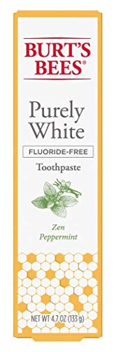 Burts Bees Toothpaste Purely White 47 Ounce Zen Peppermint 2 Pack