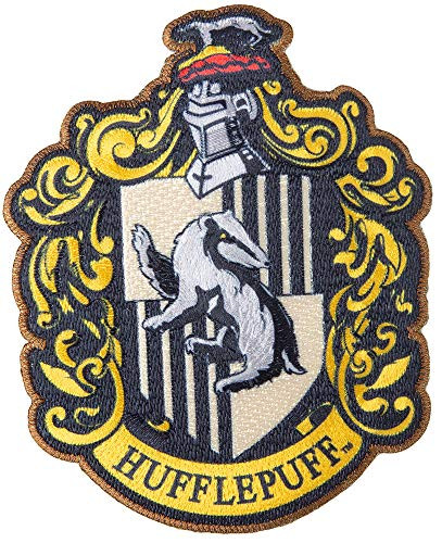 Simplicity Harry Potter Hufflepuff House Emblem Applique Clothing Iron On Patch 35 x 425