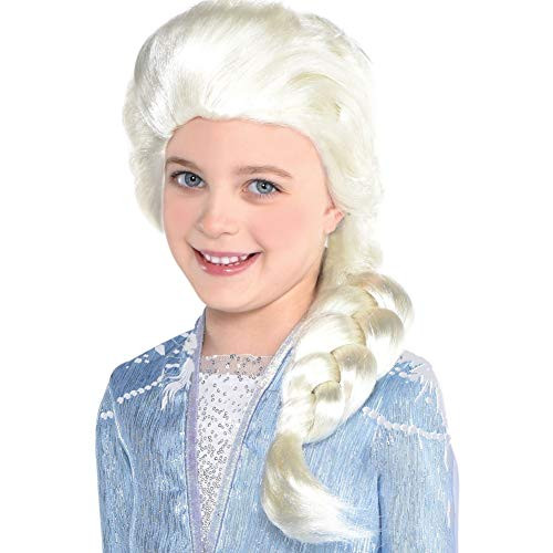 Party City Frozen 2 Elsa Wig Halloween Costume Accessory for Women and Girls One Size Party City Frozen 2 Elsa Wig Halloween Costume Accessory for Women and Girls One Size