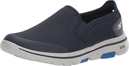 Skechers Mens Gowalk 5 ApprizeDouble Gore Slip on Performance Walking Shoe Sneaker Navy 13 M US