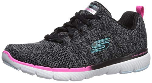 Skechers Flex Appeal 30 Black Multi 85 B M
