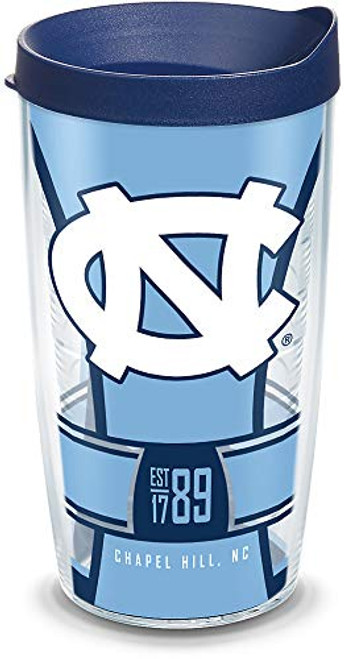 Tervis North Carolina Tar Heels Spirit Insulated Tumbler with Wrap and Navy Blue Travel Lid 16 oz Clear Tervis North Carolina Tar Heels Spirit Insulated Tumbler with Wrap and Navy Blue Travel Lid 16 oz Clear